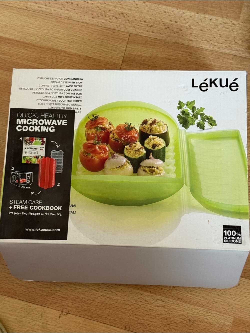Lekue Steam Case 3-4 person Microwave Cooker